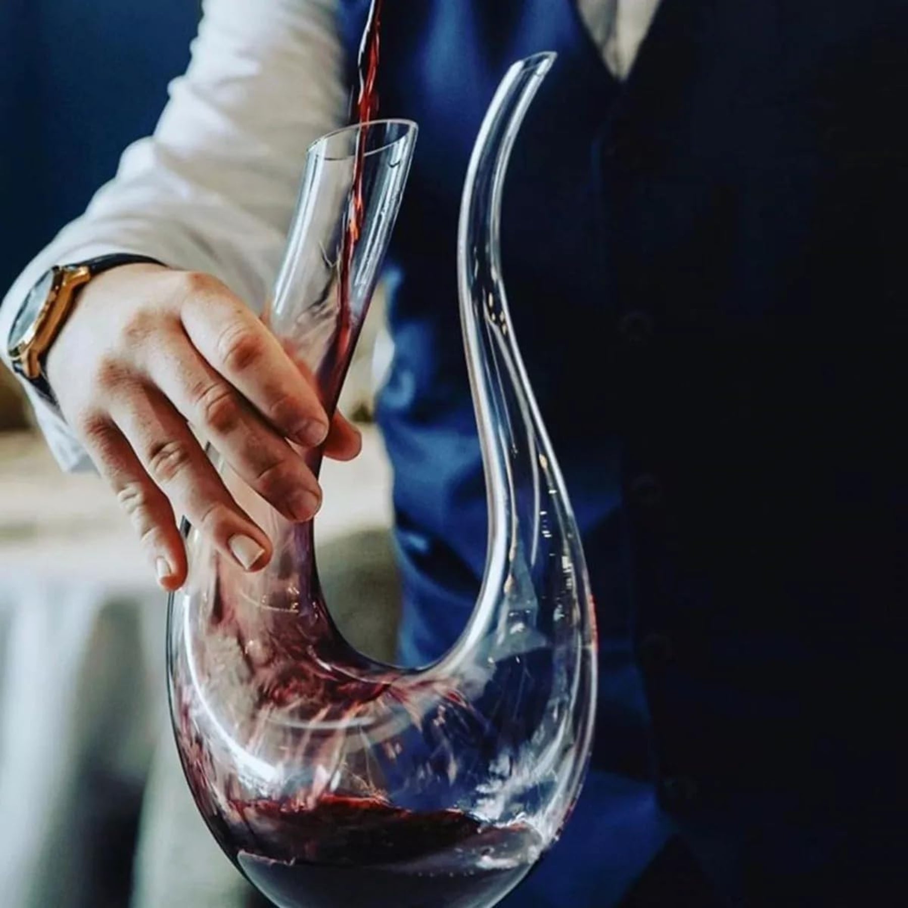 Handmade Crystal Wine Decanter