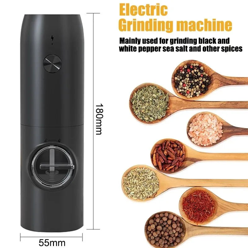 Electric Salt & Pepper Grinder Set