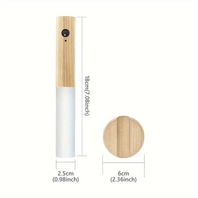 Motion Sensor Wooden LED Night Light