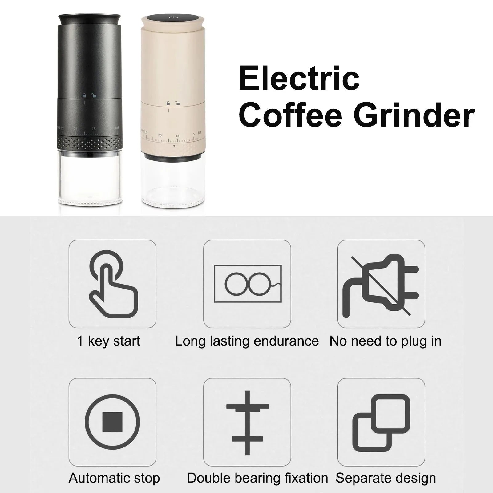 Portable Electric Coffee Grinder