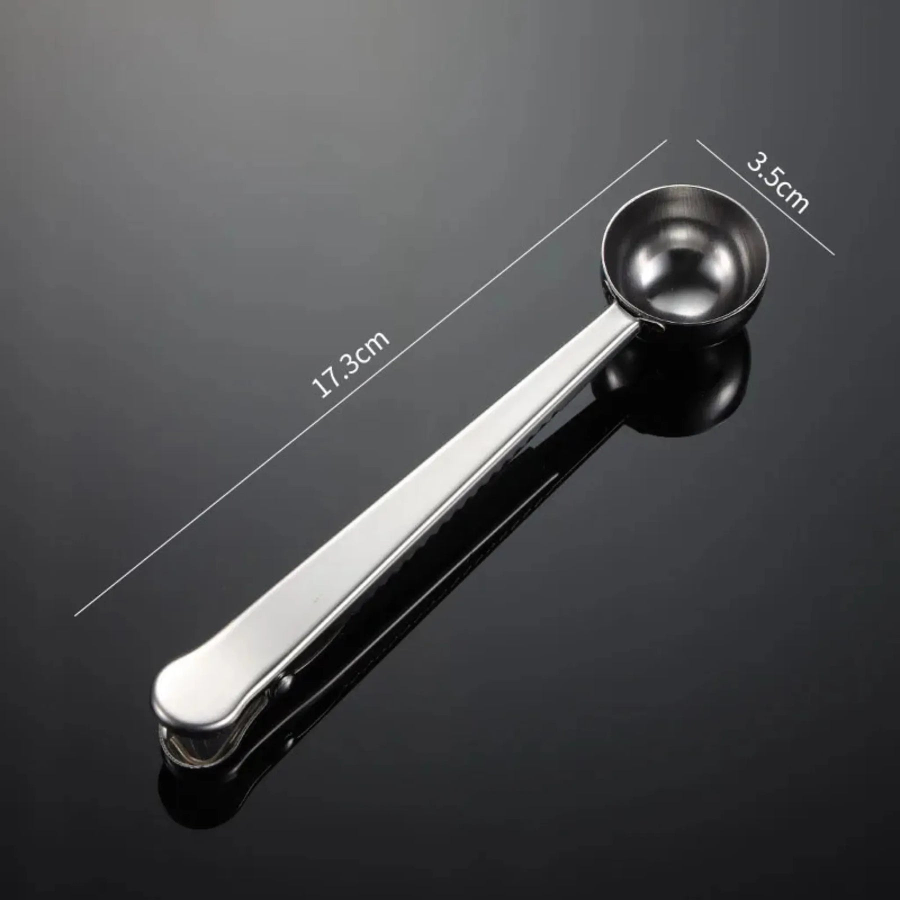 Premium Stainless Steel Coffee Spoon with Clip