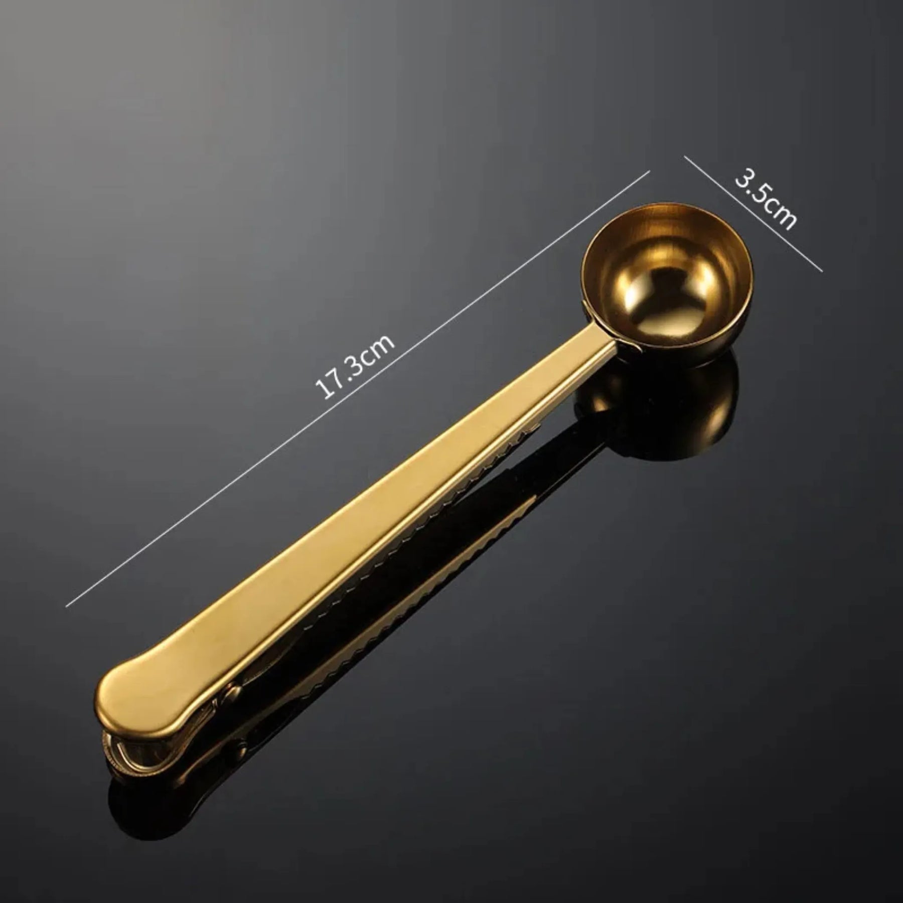Premium Stainless Steel Coffee Spoon with Clip