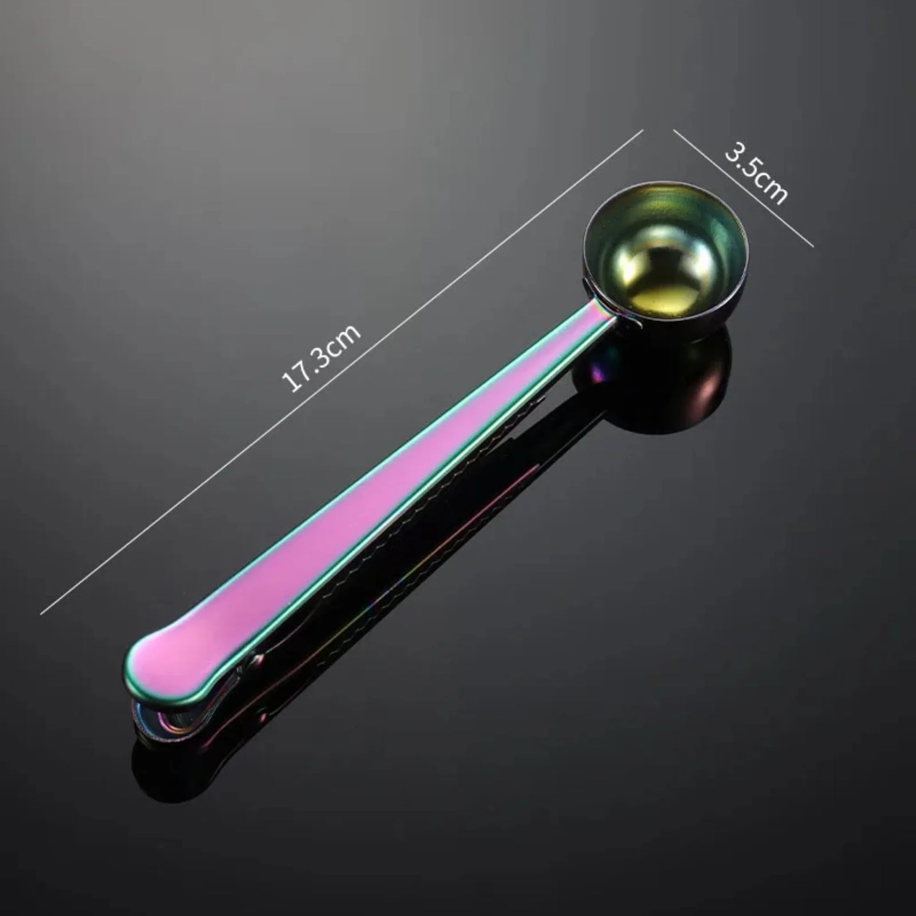 Premium Stainless Steel Coffee Spoon with Clip