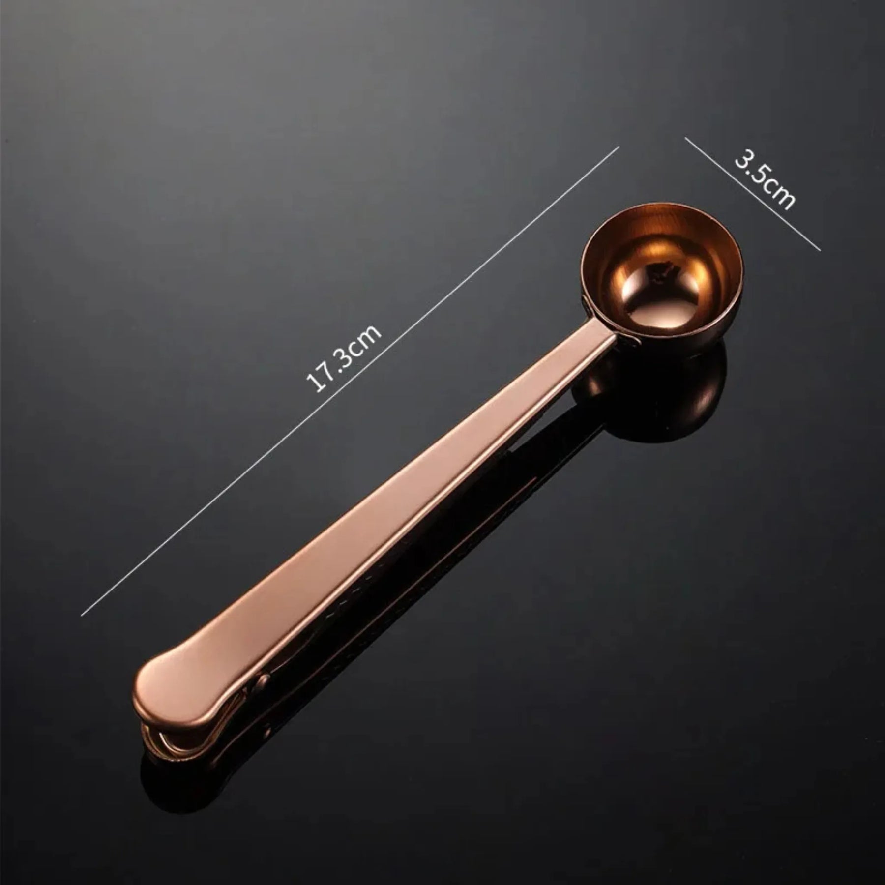 Premium Stainless Steel Coffee Spoon with Clip