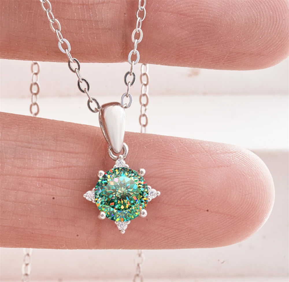 Aurora Moissanite Pendant™