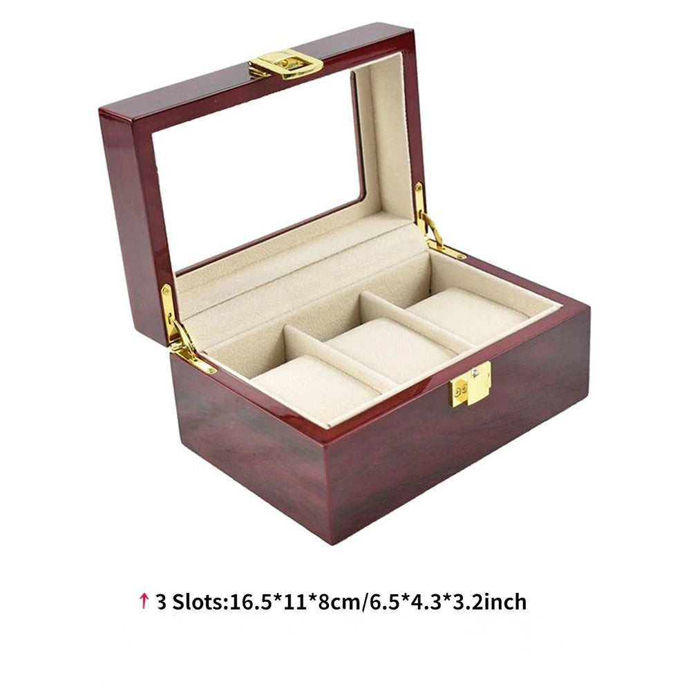 Imperium Red Vault™ – Luxury Red Watch Box