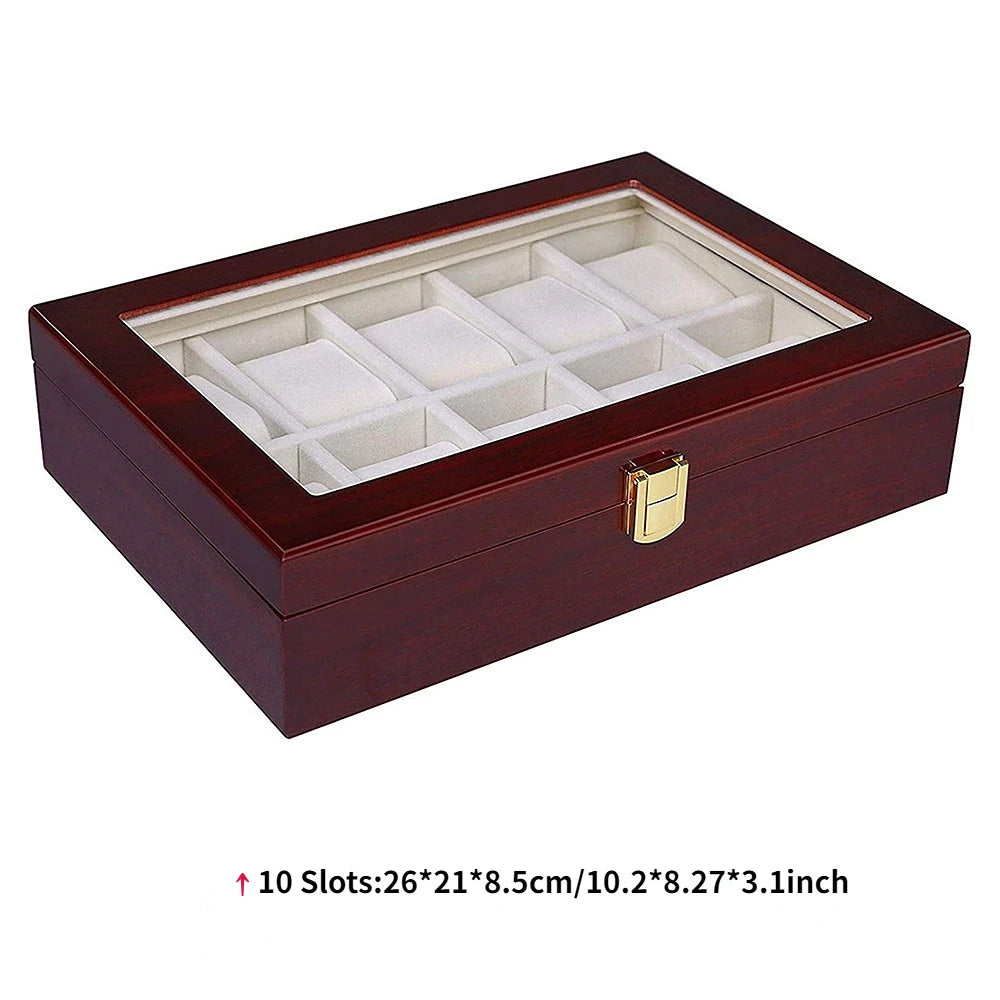 Imperium Red Vault™ – Luxury Red Watch Box