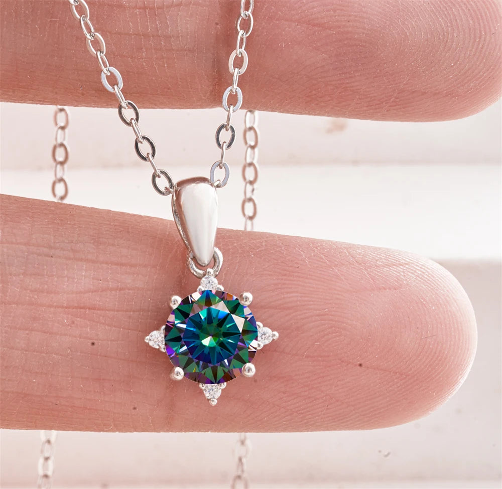 Aurora Moissanite Pendant™