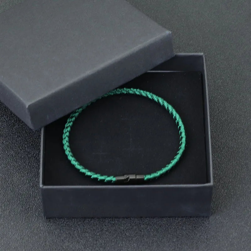 Valor Thread Classic™ – Minimalist Braided Yarn Bracelet