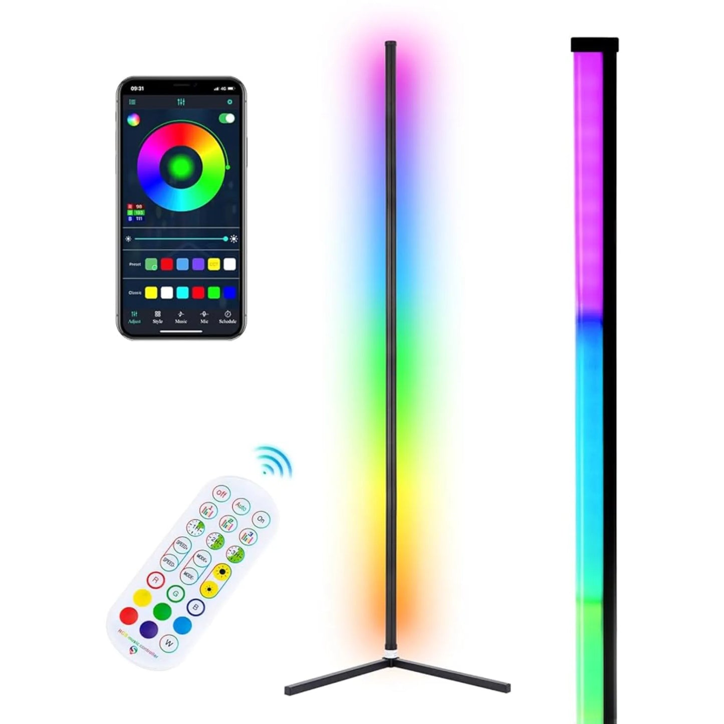 Smart RGBIC Floor Lamp