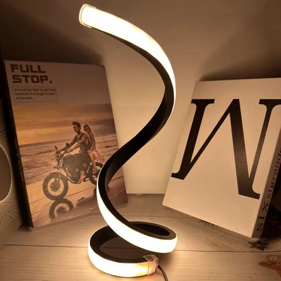 Spiral LED Table Lamp