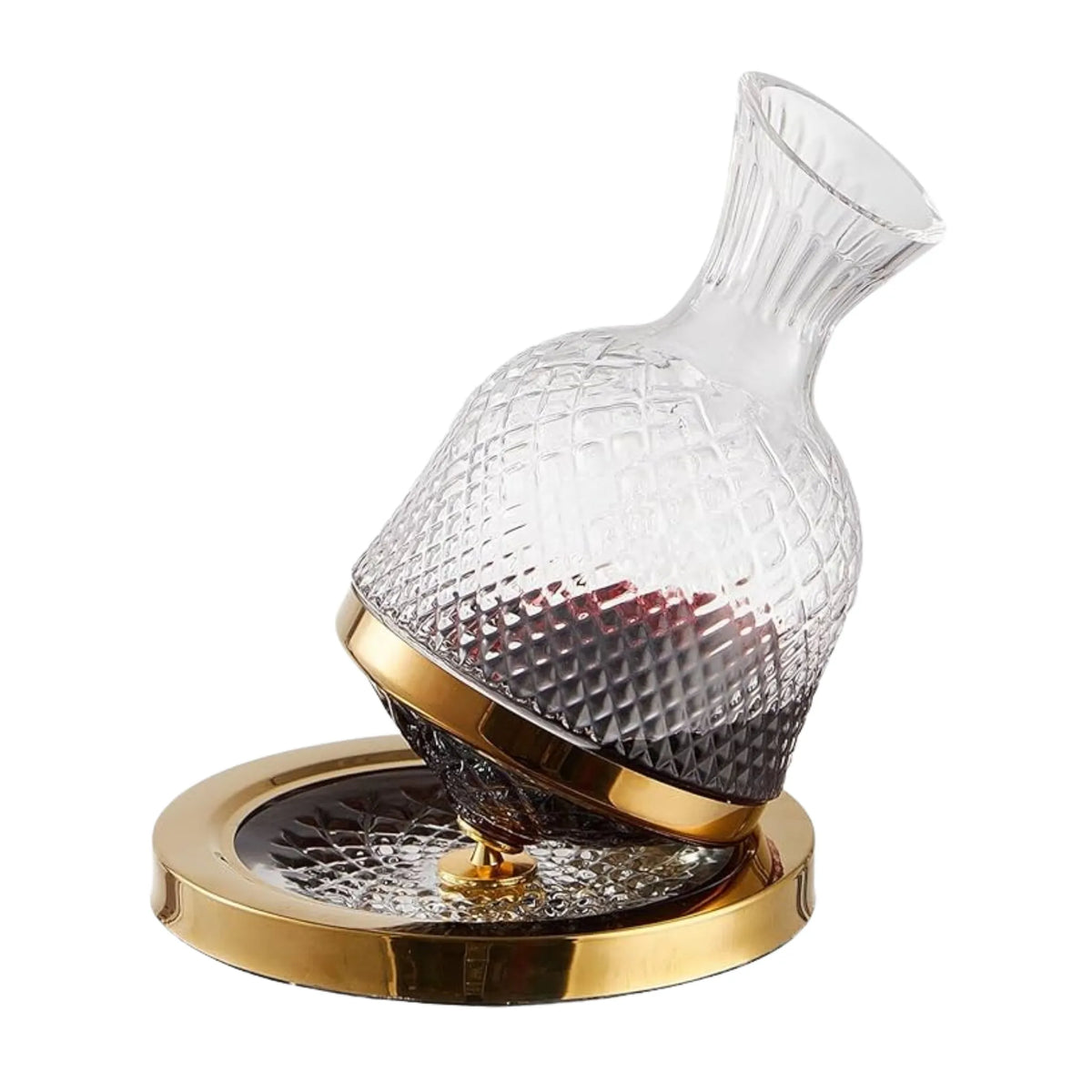 Crystal Rotating Wine Decanter