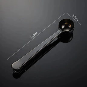 Premium Stainless Steel Coffee Spoon with Clip