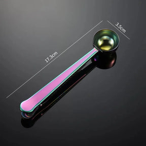 Premium Stainless Steel Coffee Spoon with Clip