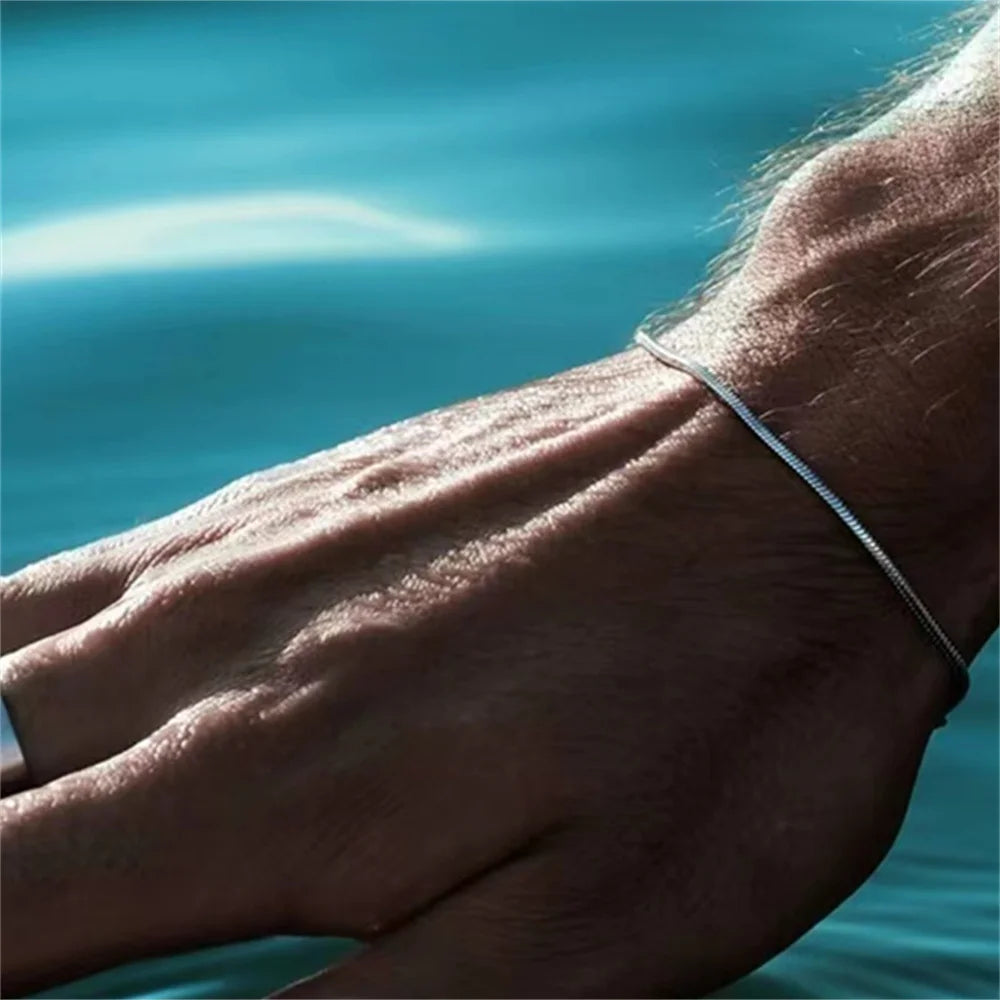 SimpleMEN Luxe Chain™ – Premium Stainless Steel Bracelet