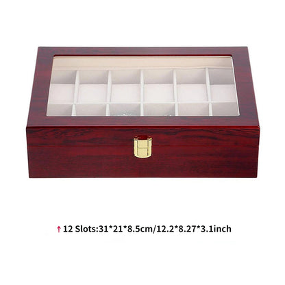 Imperium Red Vault™ – Luxury Red Watch Box