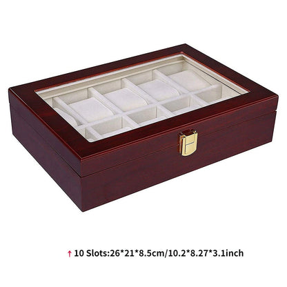 Imperium Red Vault™ – Luxury Red Watch Box