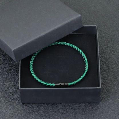 Valor Thread Classic™ – Minimalist Braided Yarn Bracelet