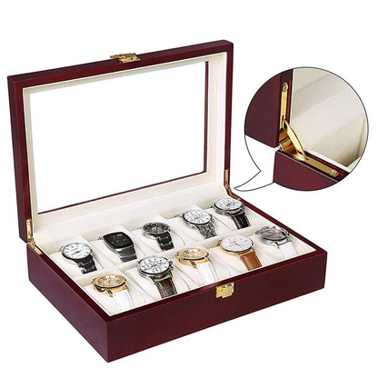 Imperium Red Vault™ – Luxury Red Watch Box