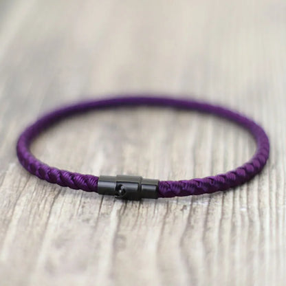 Valor Thread Classic™ – Minimalist Braided Yarn Bracelet