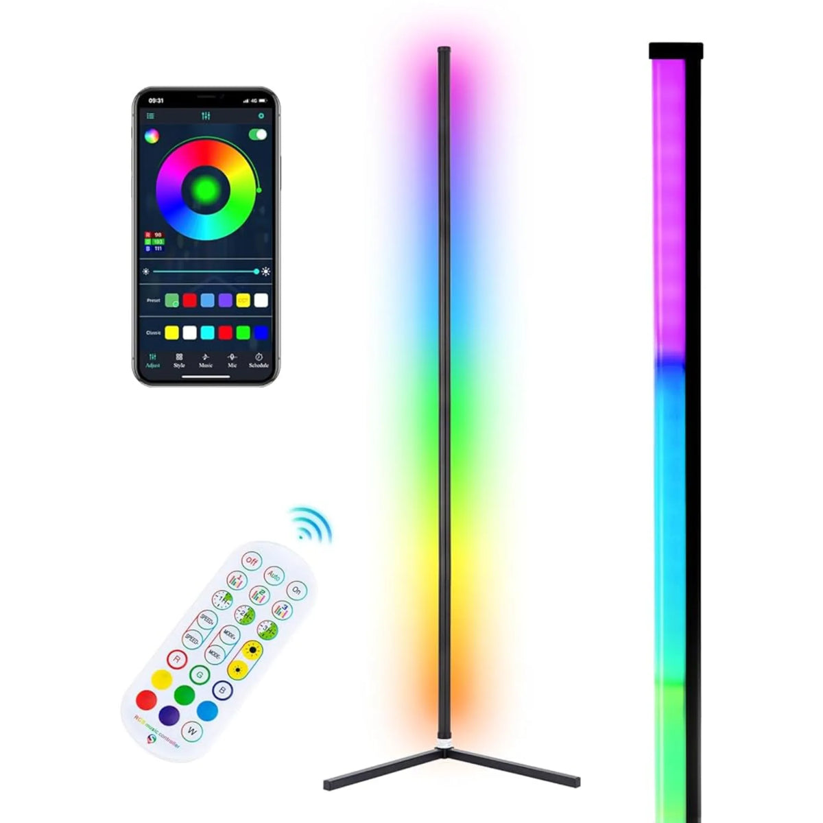 Smart RGBIC Floor Lamp