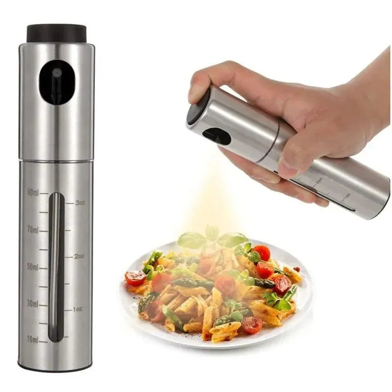 Stainless Steel Olive Oil & Vinegar Spray Bottle